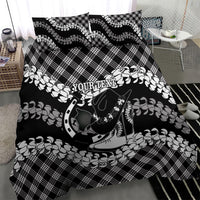 Eleele Hawaii Cowboy Palaka Motifs Personalised Bedding Set Paniolo Festival Puakenikeni Lei
