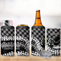 Eleele Hawaii Cowboy Palaka Motifs Personalised 4 in 1 Can Cooler Tumbler Paniolo Festival Puakenikeni Lei