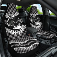 Eleele Hawaii Cowboy Palaka Motifs Personalised Car Seat Cover Paniolo Festival Puakenikeni Lei