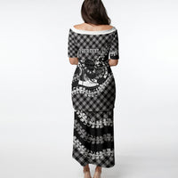Eleele Hawaii Cowboy Palaka Motifs Personalised Puletasi Paniolo Festival Puakenikeni Lei