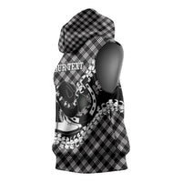 Eleele Hawaii Cowboy Palaka Motifs Personalised Sleeveless Hoodie Paniolo Festival Puakenikeni Lei LT14 - Polynesian Pride