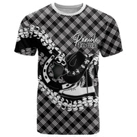 Eleele Hawaii Cowboy Palaka Motifs Personalised T Shirt Paniolo Festival Puakenikeni Lei
