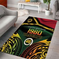 Vanuatu 1980 Area Rug Hapi 46 Yia Indipendens Anivesari LT14 - Polynesian Pride