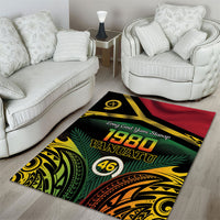 Vanuatu 1980 Area Rug Hapi 46 Yia Indipendens Anivesari LT14 - Polynesian Pride