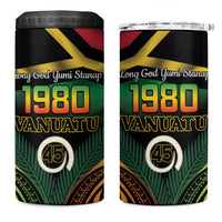 Vanuatu 1980 4 in 1 Can Cooler Tumbler Hapi 45 Yia Indipendens Anivesari