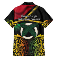 Vanuatu 1980 Family Matching Puletasi and Hawaiian Shirt Hapi 46 Yia Indipendens Anivesari LT14 - Polynesian Pride