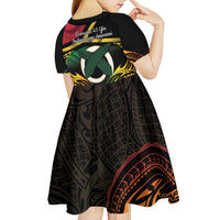Vanuatu 1980 Kid Short Sleeve Dress Hapi 46 Yia Indipendens Anivesari LT14 - Polynesian Pride