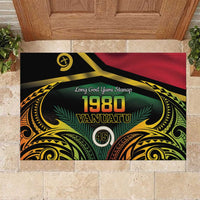 Vanuatu 1980 Rubber Doormat Hapi 45 Yia Indipendens Anivesari