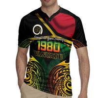 Vanuatu 1980 Rugby Jersey Hapi 46 Yia Indipendens Anivesari LT14 - Polynesian Pride