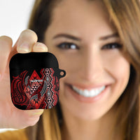 Aotearoa Iwi Ngapuhi AirPods Case NZ Maori Humpback Whale Taniko Motifs