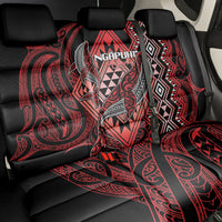 Aotearoa Iwi Ngapuhi Back Car Seat Cover NZ Maori Humpback Whale Taniko Motifs
