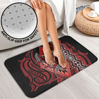 Aotearoa Iwi Ngapuhi Bathroom Set NZ Maori Humpback Whale Taniko Motifs