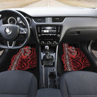 Aotearoa Iwi Ngapuhi Personalised Car Mats NZ Maori Humpback Whale Taniko Motifs