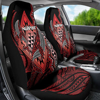 Aotearoa Iwi Ngapuhi Car Seat Cover NZ Maori Humpback Whale Taniko Motifs