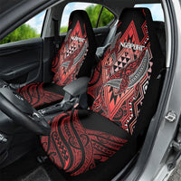 Aotearoa Iwi Ngapuhi Car Seat Cover NZ Maori Humpback Whale Taniko Motifs
