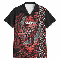 Aotearoa Iwi Ngapuhi Personalised Hawaiian Shirt NZ Maori Humpback Whale Taniko Motifs