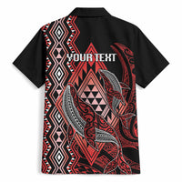Aotearoa Iwi Ngapuhi Personalised Hawaiian Shirt NZ Maori Humpback Whale Taniko Motifs