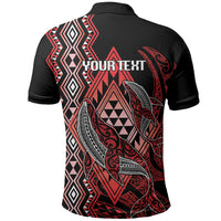 Aotearoa Iwi Ngapuhi Personalised Polo Shirt NZ Maori Humpback Whale Taniko Motifs