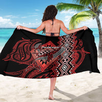 Aotearoa Iwi Ngapuhi Sarong NZ Maori Humpback Whale Taniko Motifs