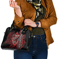 Aotearoa Iwi Ngapuhi Shoulder Handbag NZ Maori Humpback Whale Taniko Motifs