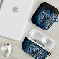 Aotearoa Iwi Ngati Porou AirPods Case NZ Maori Humpback Whale Taniko Motifs