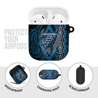 Aotearoa Iwi Ngati Porou AirPods Case NZ Maori Humpback Whale Taniko Motifs