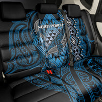 Aotearoa Iwi Ngati Porou Back Car Seat Cover NZ Maori Humpback Whale Taniko Motifs