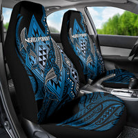 Aotearoa Iwi Ngati Porou Car Seat Cover NZ Maori Humpback Whale Taniko Motifs