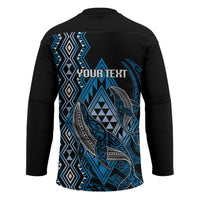 Aotearoa Iwi Ngati Porou Personalised Hockey Jersey NZ Maori Humpback Whale Taniko Motifs