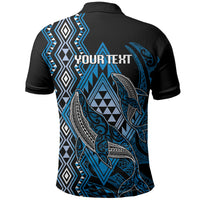 Aotearoa Iwi Ngati Porou Personalised Polo Shirt NZ Maori Humpback Whale Taniko Motifs