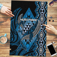 Aotearoa Iwi Ngati Porou Puzzle NZ Maori Humpback Whale Taniko Motifs