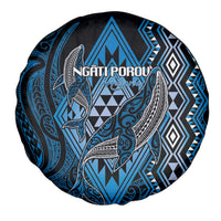 Aotearoa Iwi Ngati Porou Spare Tire Cover NZ Maori Humpback Whale Taniko Motifs