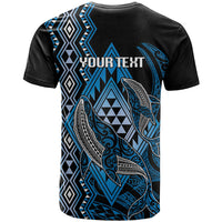 Aotearoa Iwi Ngati Porou Personalised T Shirt NZ Maori Humpback Whale Taniko Motifs