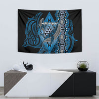 Aotearoa Iwi Ngati Porou Tapestry NZ Maori Humpback Whale Taniko Motifs