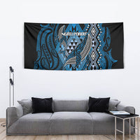 Aotearoa Iwi Ngati Porou Tapestry NZ Maori Humpback Whale Taniko Motifs