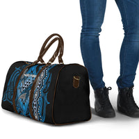 Aotearoa Iwi Ngati Porou Travel Bag NZ Maori Humpback Whale Taniko Motifs