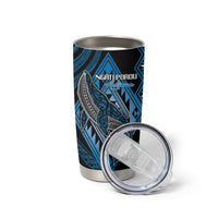 Aotearoa Iwi Ngati Porou Personalised Tumbler Cup NZ Maori Humpback Whale Taniko Motifs