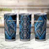 Aotearoa Iwi Ngati Porou Personalised Tumbler Cup NZ Maori Humpback Whale Taniko Motifs