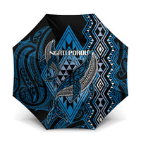 Aotearoa Iwi Ngati Porou Umbrella NZ Maori Humpback Whale Taniko Motifs