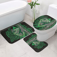 Aotearoa Iwi Ngai Tahu Bathroom Set NZ Maori Humpback Whale Taniko Motifs