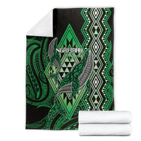 Aotearoa Iwi Ngai Tahu Blanket NZ Maori Humpback Whale Taniko Motifs