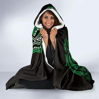 Aotearoa Iwi Ngai Tahu Hooded Blanket NZ Maori Humpback Whale Taniko Motifs