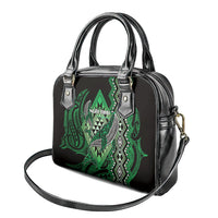Aotearoa Iwi Ngai Tahu Shoulder Handbag NZ Maori Humpback Whale Taniko Motifs