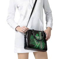 Aotearoa Iwi Ngai Tahu Shoulder Handbag NZ Maori Humpback Whale Taniko Motifs