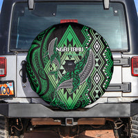 Aotearoa Iwi Ngai Tahu Spare Tire Cover NZ Maori Humpback Whale Taniko Motifs