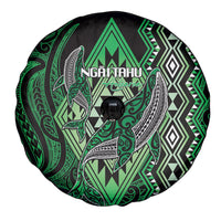 Aotearoa Iwi Ngai Tahu Spare Tire Cover NZ Maori Humpback Whale Taniko Motifs