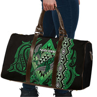 Aotearoa Iwi Ngai Tahu Travel Bag NZ Maori Humpback Whale Taniko Motifs