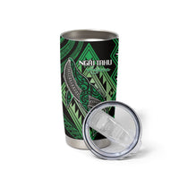Aotearoa Iwi Ngai Tahu Personalised Tumbler Cup NZ Maori Humpback Whale Taniko Motifs