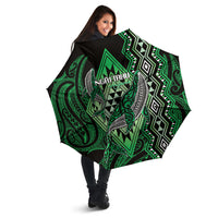 Aotearoa Iwi Ngai Tahu Umbrella NZ Maori Humpback Whale Taniko Motifs