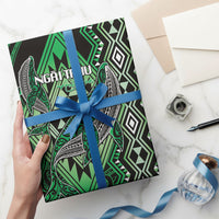 Aotearoa Iwi Ngai Tahu Wrapping Paper NZ Maori Humpback Whale Taniko Motifs